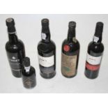 Assorted non-vintage ports, to include Warre's Heritage port, one bottle; Dow's Master Blend, one