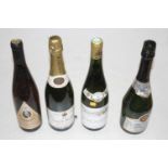 Assorted white and sparkling wines, to include Camel Valley Brut, Château Fuisse 1988, Quarts de