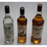 The Famous Grouse Finest Scotch Whisky, 70cl, 40%, one bottle in carton; one other; Bell's blended