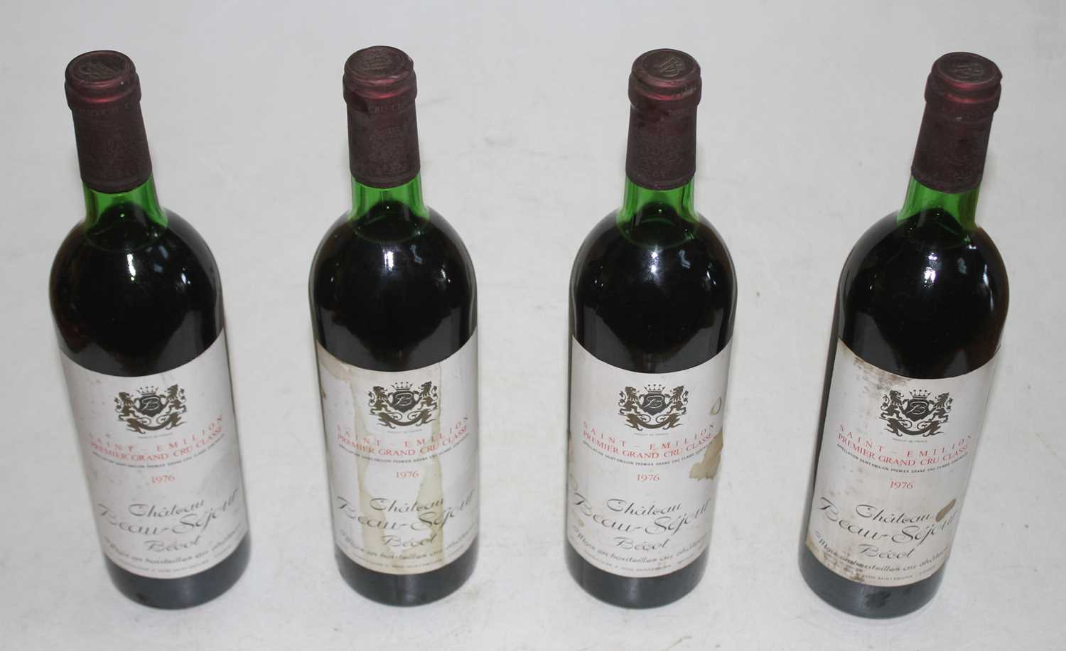 Château Beau-Sejour Becot, 1976, Saint-Emilion Grande Cru, four bottles