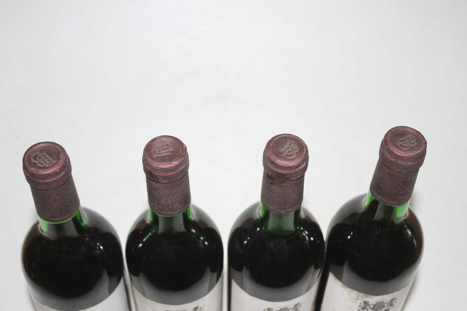 Château Beau-Sejour Becot, 1976, Saint-Emilion Grande Cru, four bottles - Bild 2 aus 2