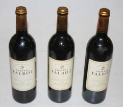 Château Talbot, 1989, Saint-Julien, one bottle; and Château Talbot, 1995, Saint-Julien, two