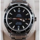 A gent's Omega Seamaster Professional Planet Ocean co-axial chronometer, steel cased, ref: 29005091,
