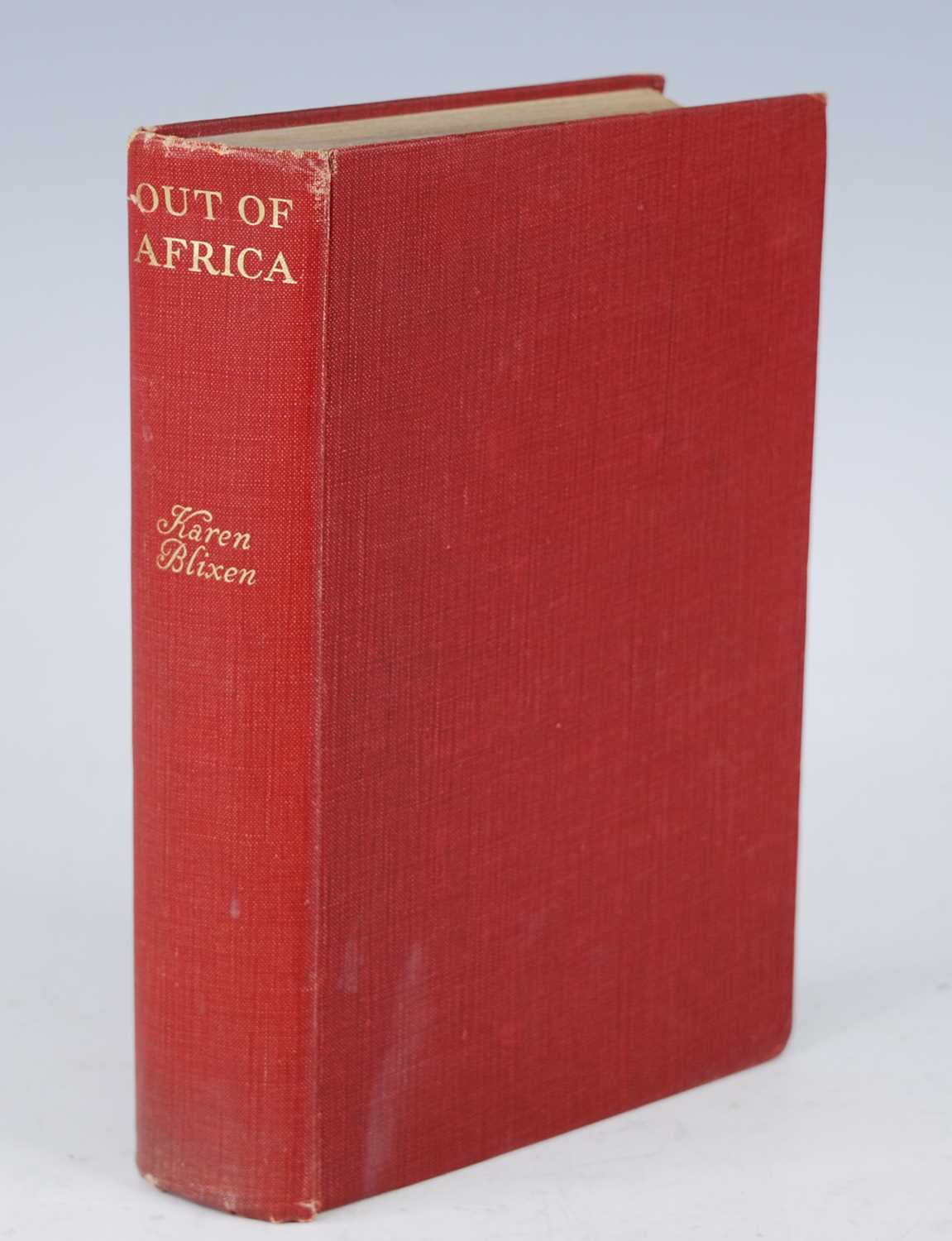 Blixen, Karen, Out of Africa, Putnam, London 1937, first edition (published one year before the