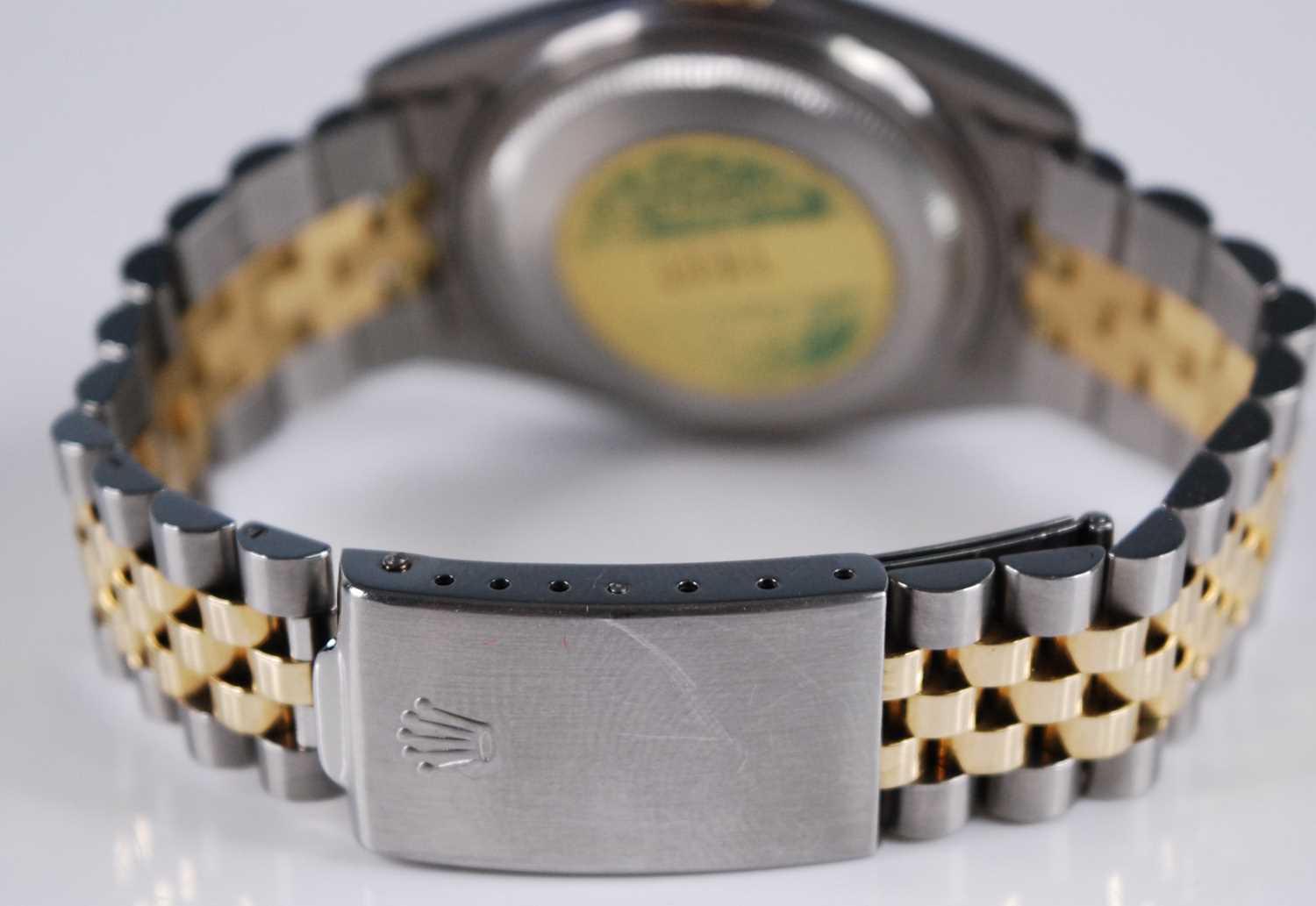 A gent's Rolex Oyster Perpetual Datejust 18ct gold and steel superlative chronometer officially - Image 7 of 9