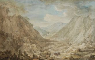 Follower of John Constable (1776-1837) - Kirkstone Pass looking towards Patterdale and Hartsop,