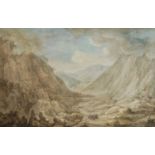 Follower of John Constable (1776-1837) - Kirkstone Pass looking towards Patterdale and Hartsop,