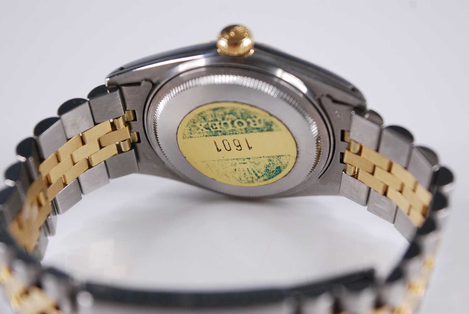 A gent's Rolex Oyster Perpetual Datejust 18ct gold and steel superlative chronometer officially - Image 6 of 9