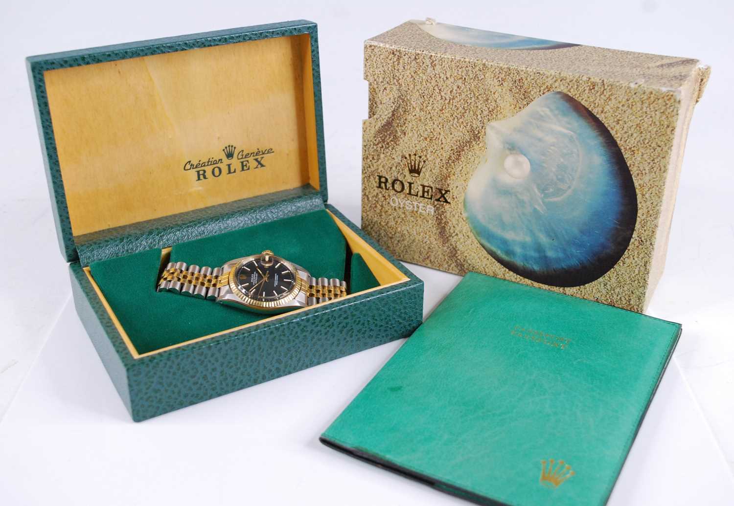 A gent's Rolex Oyster Perpetual Datejust 18ct gold and steel superlative chronometer officially - Image 8 of 9