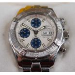 A gent's Breitling Super Ocean chronometre steel cased automatic bracelet wristwatch, ref: A13340,