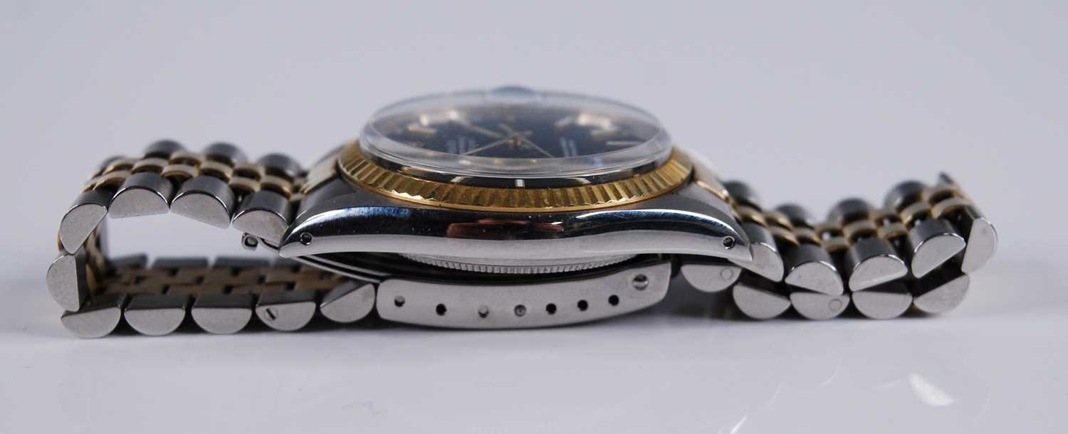 A gent's Rolex Oyster Perpetual Datejust 18ct gold and steel superlative chronometer officially - Image 4 of 9