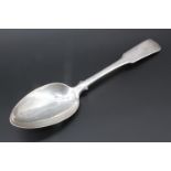 An provincial Scottish silver table spoon, fiddle pattern, second quarter 19th Century, James