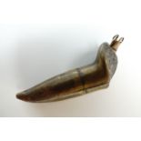 A ricocheted rifle bullet pendant