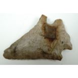 A Neolithic / Bronze Age tanged and barbed flint arrowhead