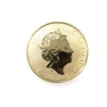 A 2018 £25 gold Britannia coin