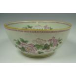 An Adams "Calyx Ware" floral decorated fruit or punch bowl circa 1920s, diameter 28 cm