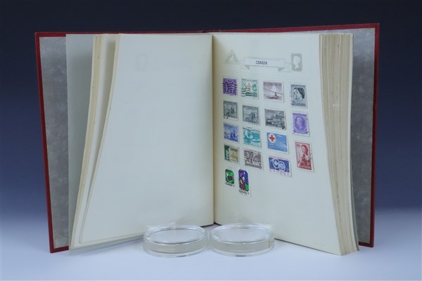 A Stamford album of 20th Century GB and world stamps including a quantity of pre and post decimal GB - Image 4 of 9