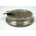 A silver ashtray, 1929, 9 cm