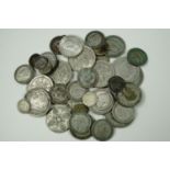 A quantity of pre-1947 GB silver coins, including a small number of pre-1920 issues, 315 g