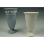 Two Wedgwood vases, tallest 28 cm