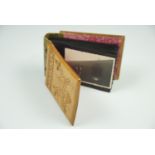 A small Second World War German soldier's photograph album, containing images of soldiers in the