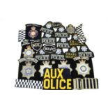 A quantity of police cloth badges, comprising embroidered North Yorkshire Police, Yorkshire Police