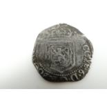 A Scottish 1602 quarter thistle coin