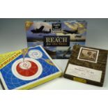 A Sight and Sound "Reach for the Skies" puzzle set together with a Spirograph kit and a Homecraft "