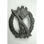 A German Third Reich Infantry Assault War badge by the Wegerhof Brothers firm
