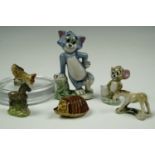 Wade Tom & Jerry miniatures together with whimsies