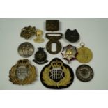HM Customs, Salvation Army and other cap badges, army prize medallions etc