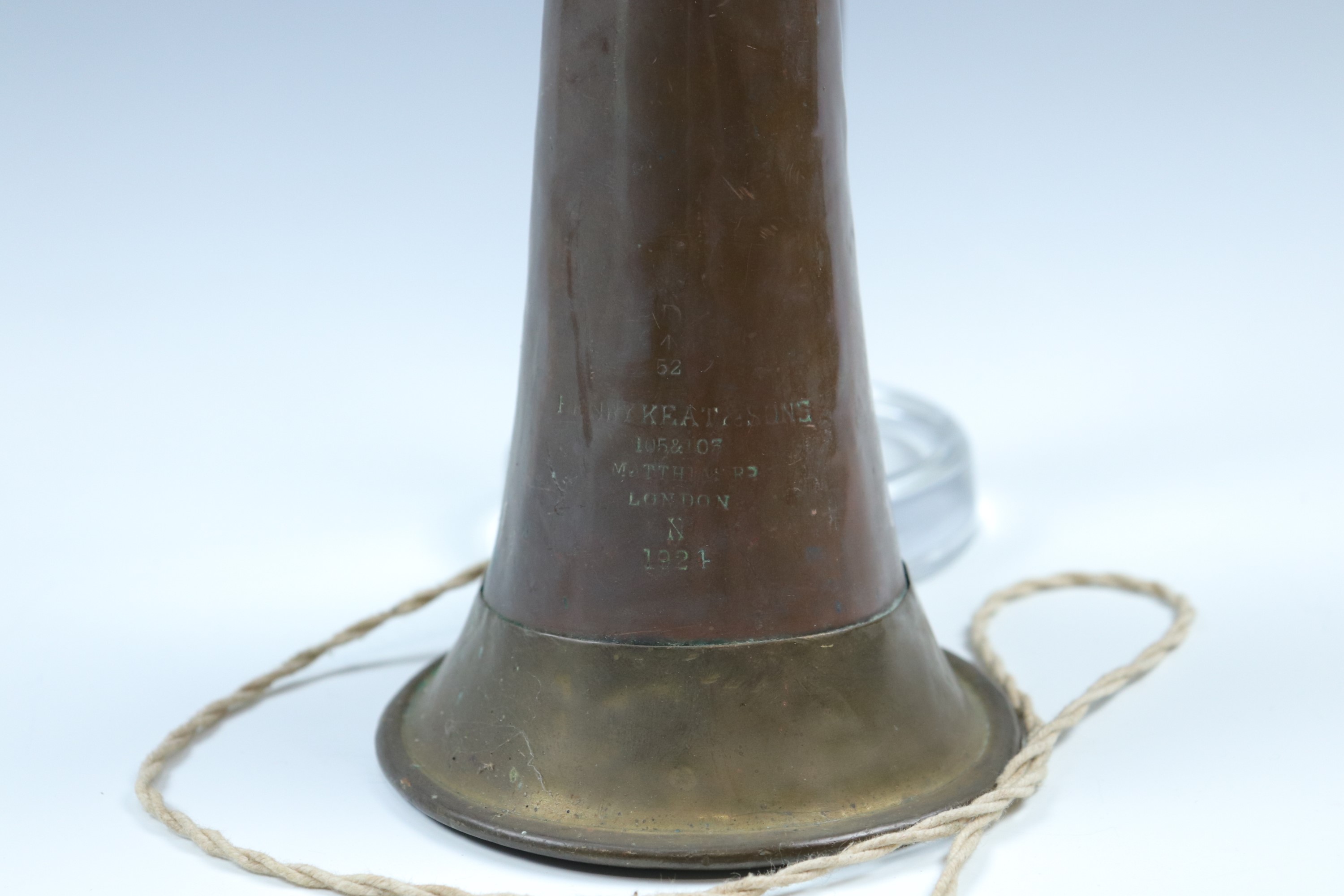 A 1924 dated British army bugle - Image 4 of 5