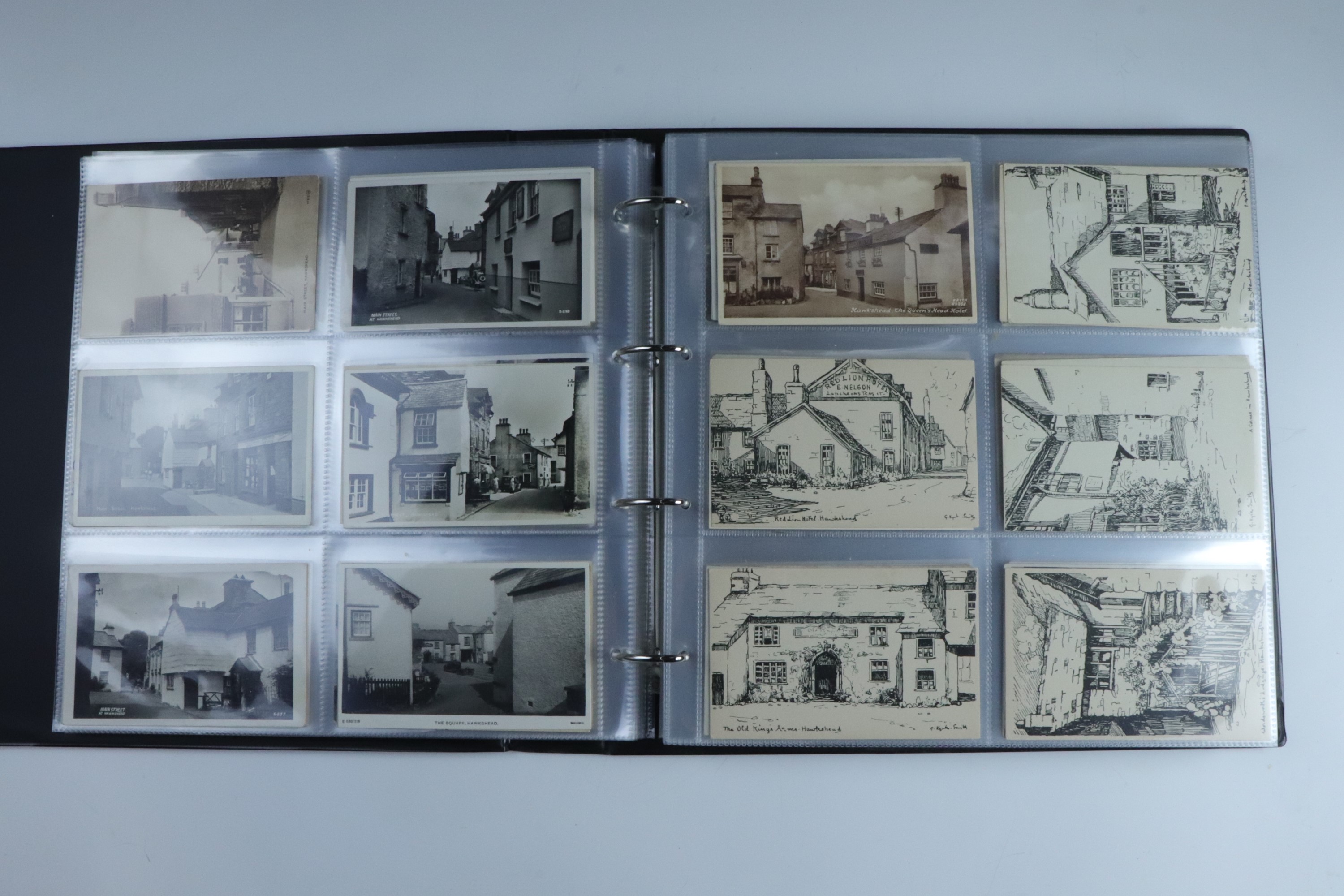 A sophisticated collection of approximately 450 postcards comprising monochrome and colour tinted - Image 14 of 47