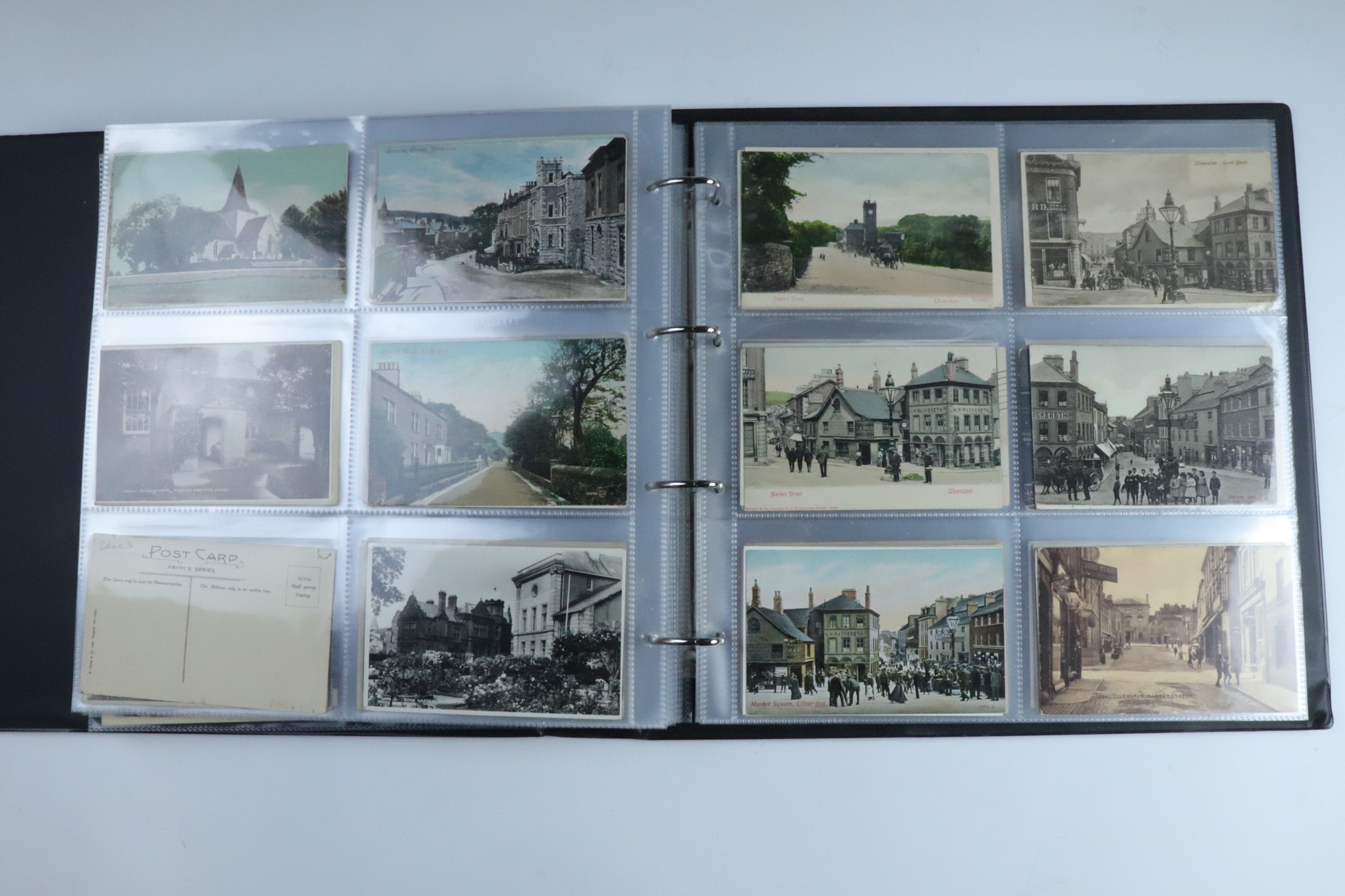 A sophisticated collection of approximately 450 postcards comprising monochrome and colour tinted - Image 33 of 47
