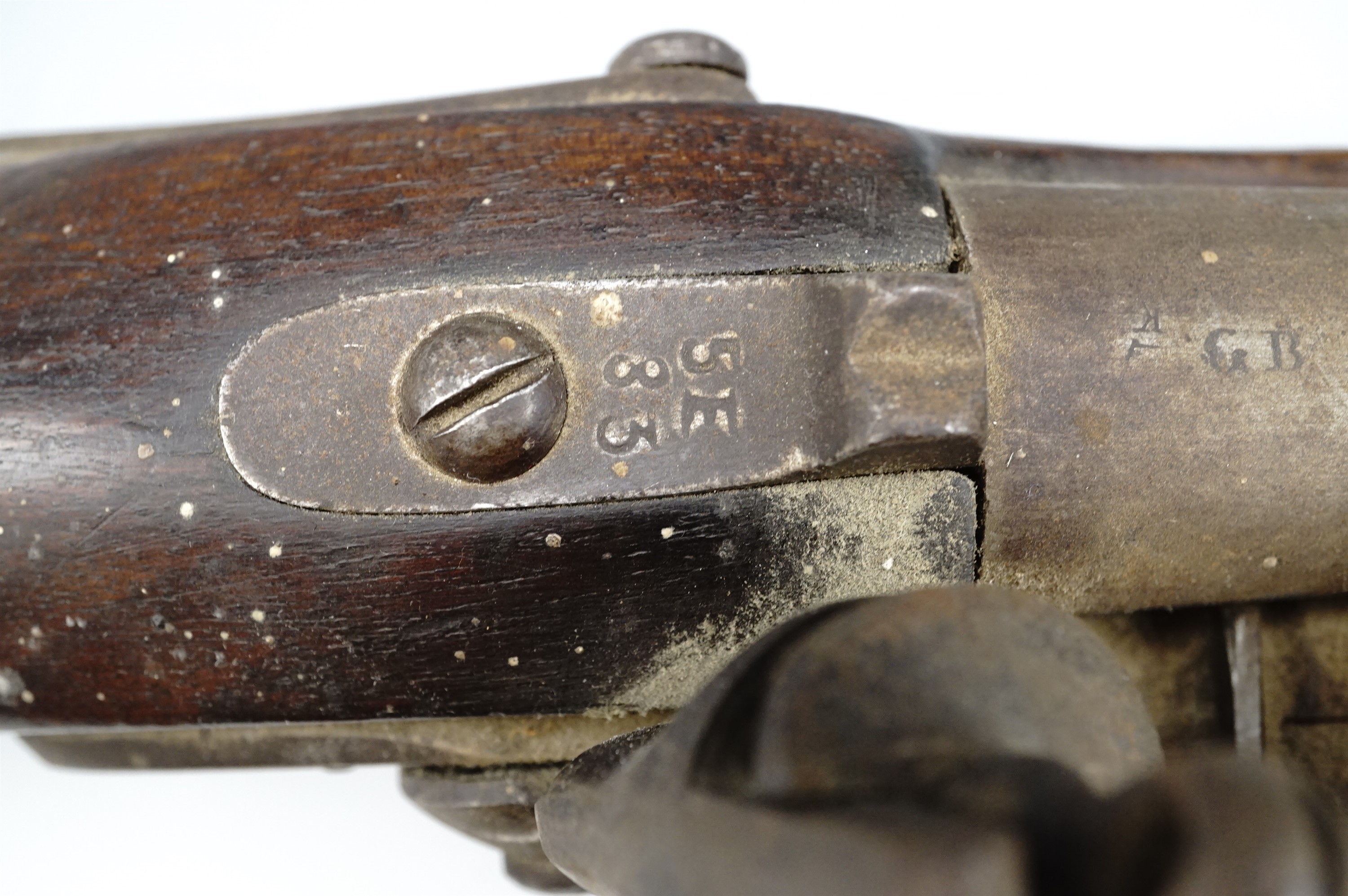 An early 19th Century Austrian flintlock cavalry carbine - Image 7 of 11