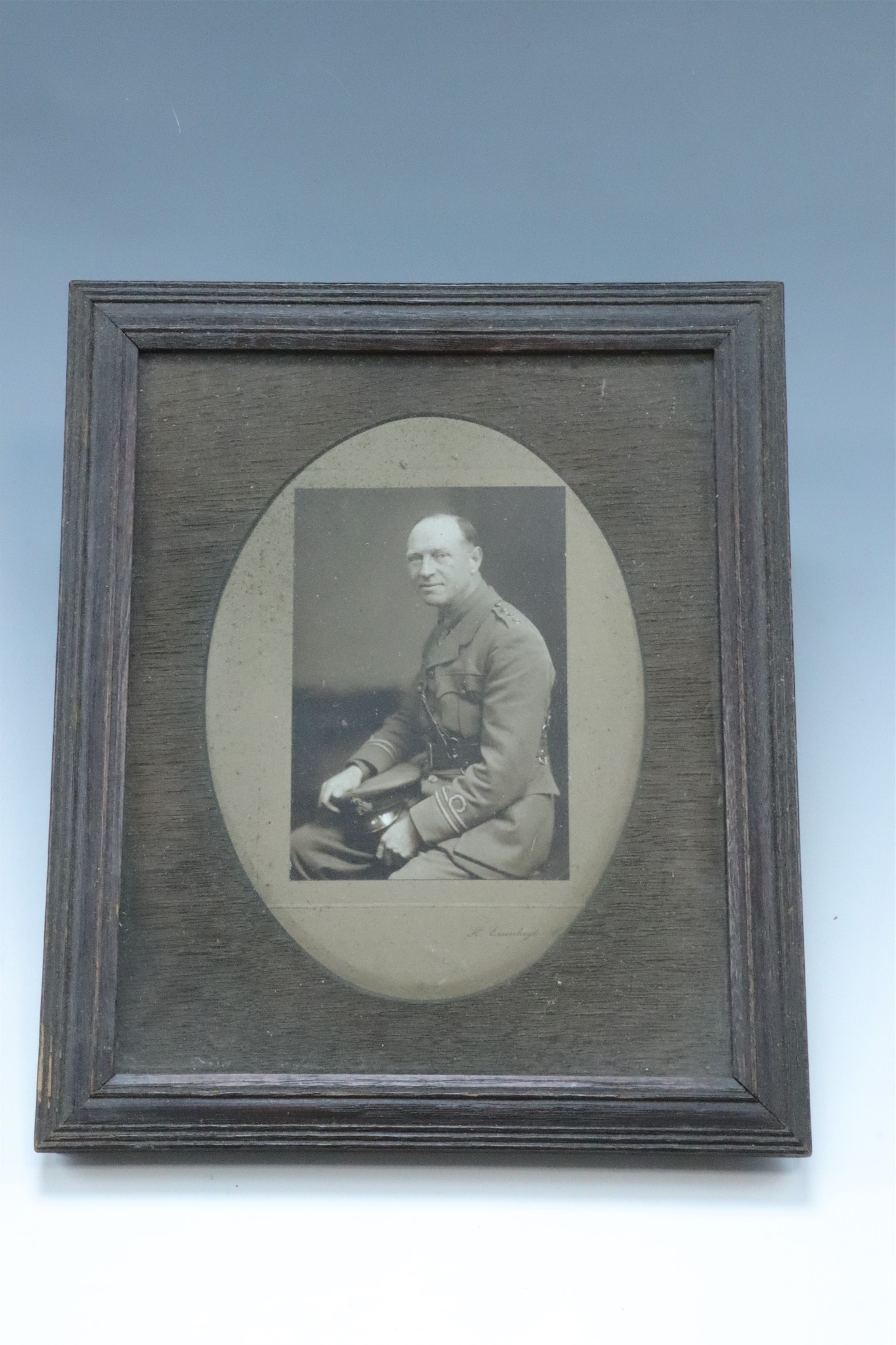 An apparently un-published portrait photograph of Major Walter Gordon Wilson engineer, inventor