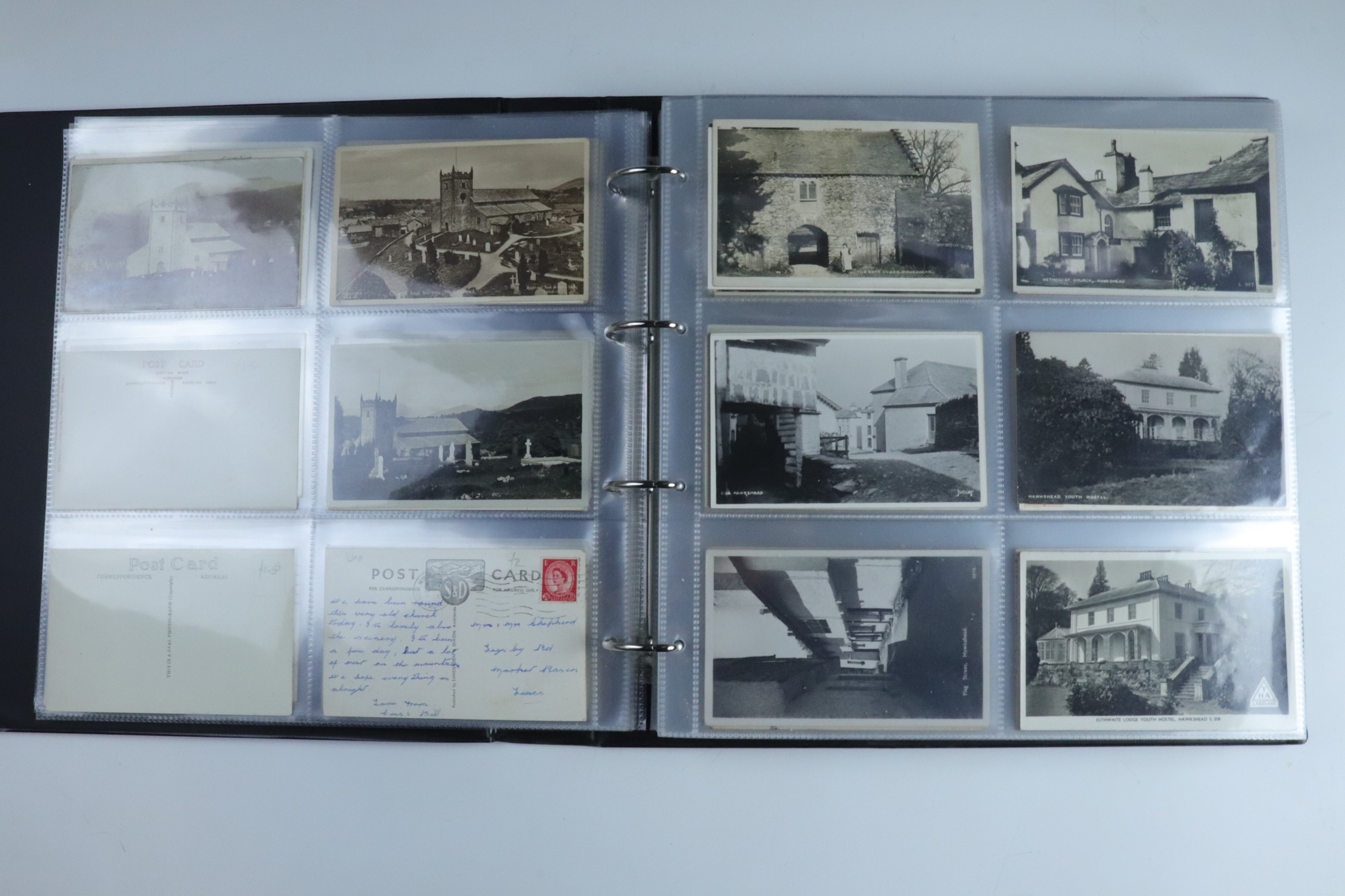 A sophisticated collection of approximately 450 postcards comprising monochrome and colour tinted - Image 9 of 47
