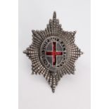 A Coldstream Guards officer's cap badge, 52 mm x 39 mm