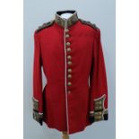 An early 20th Century Coldstream Guards lieutenant colonel's dress tunic, the label bearing the name