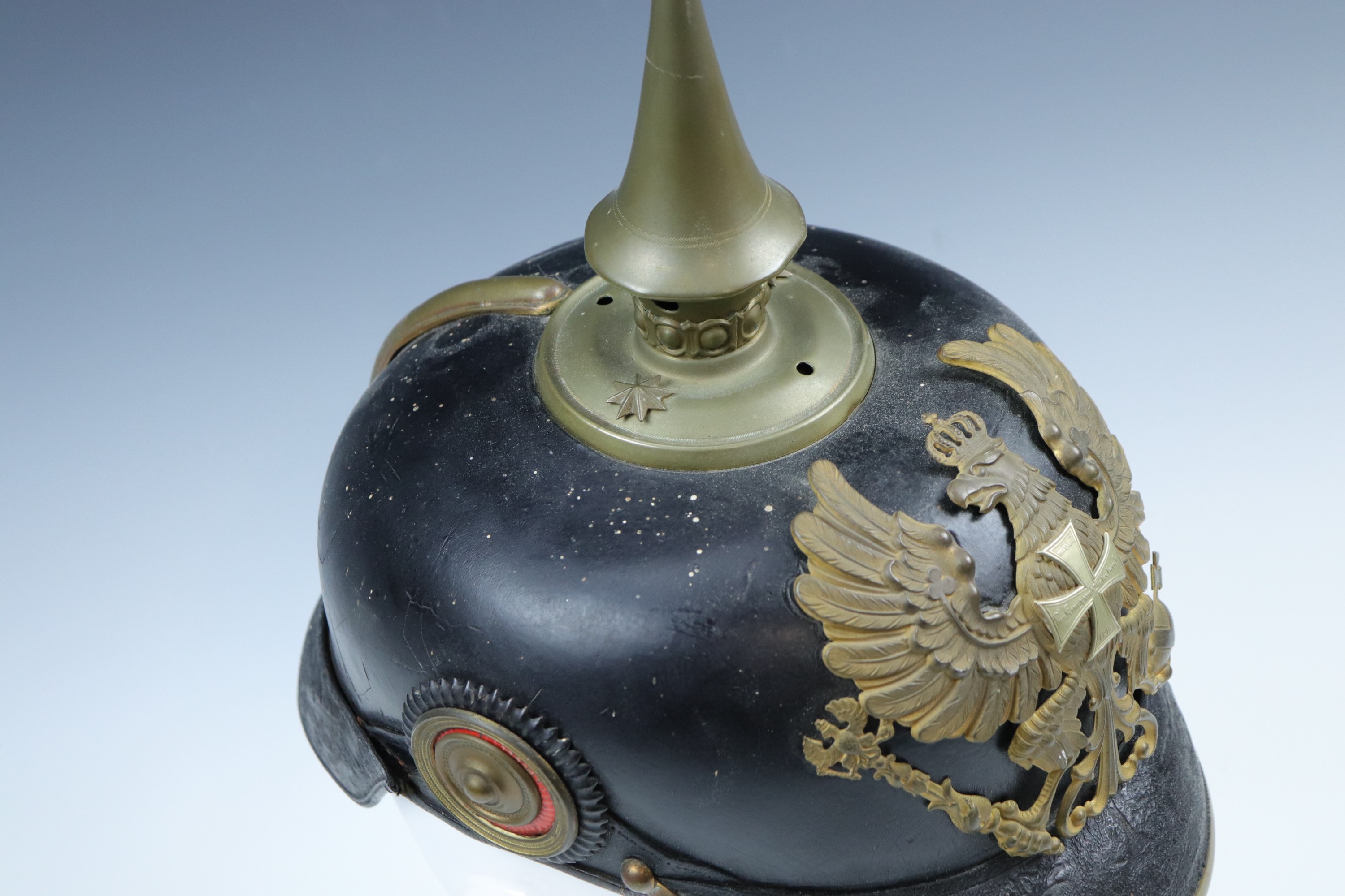 An Imperial German Prussian Reserve infantry officer's pickelhaube - Image 4 of 6