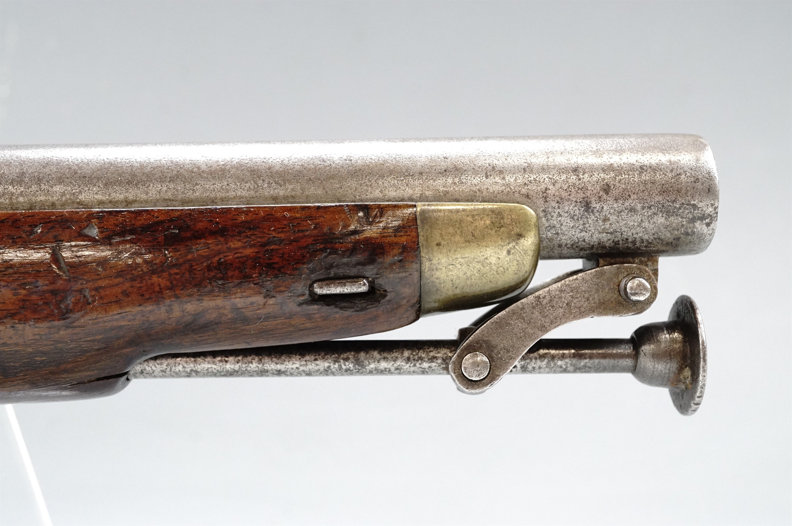 A George III Ordnance New Land Pattern flintlock light cavalry pistol - Image 4 of 12