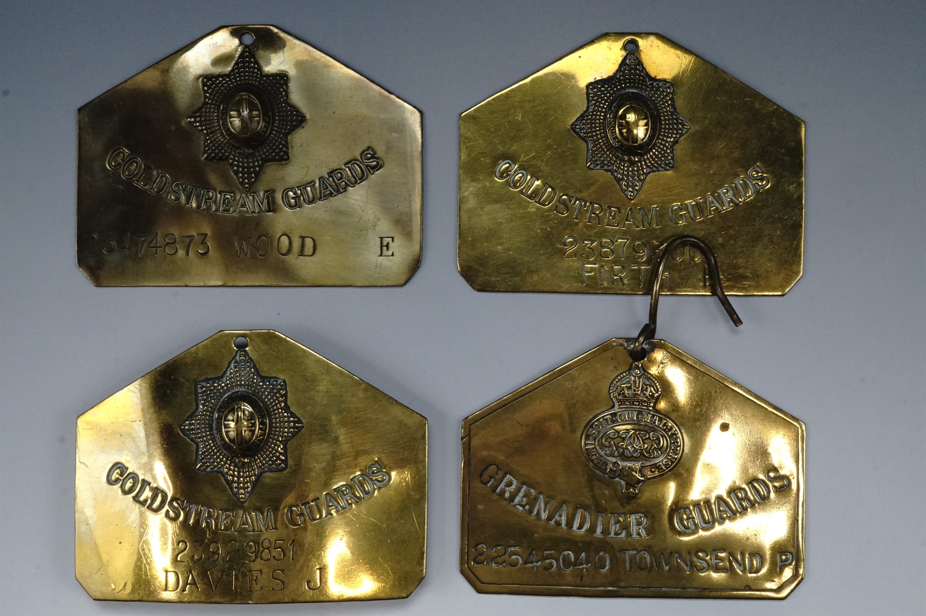 Four Guards other ranks' duty / bed plates