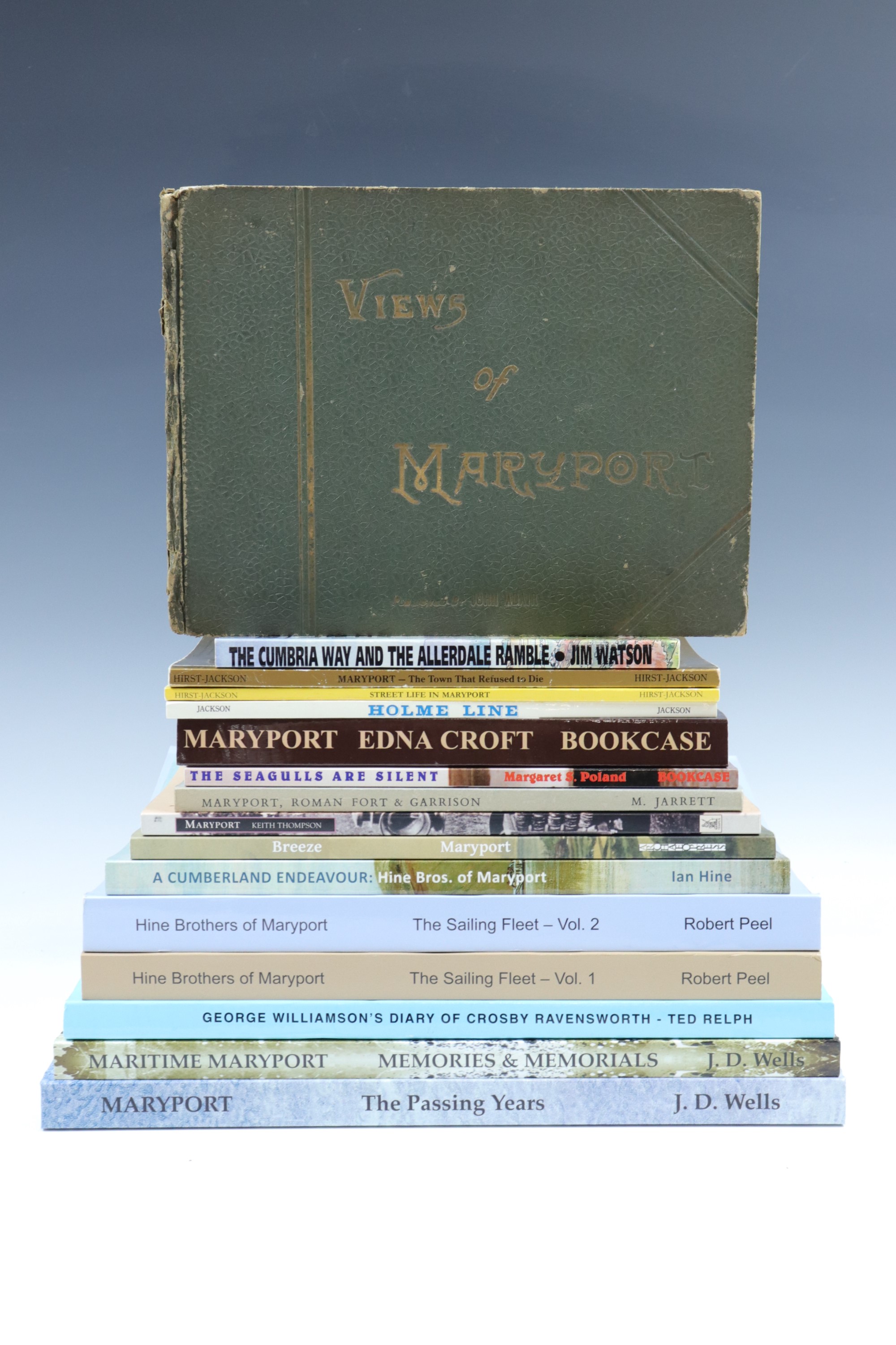 A quantity of books and guides relating to Maryport and its maritime past, Dearham, Allerdale, etc