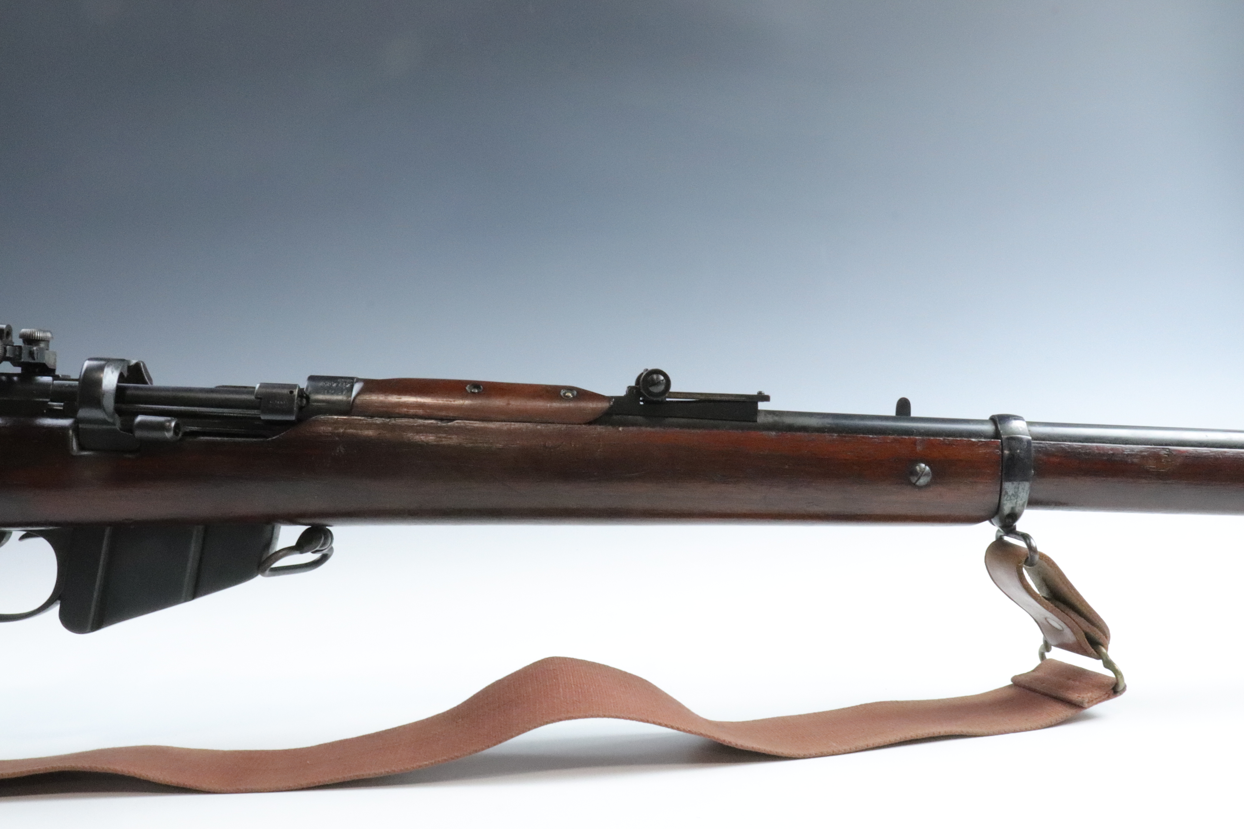 A late 19th Century B.S.A. Lee-Speed .303 bolt action rifle, action retaining most of its blueing, - Image 2 of 11