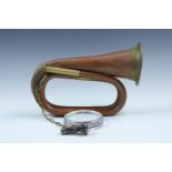 A 1950 dated British army bugle