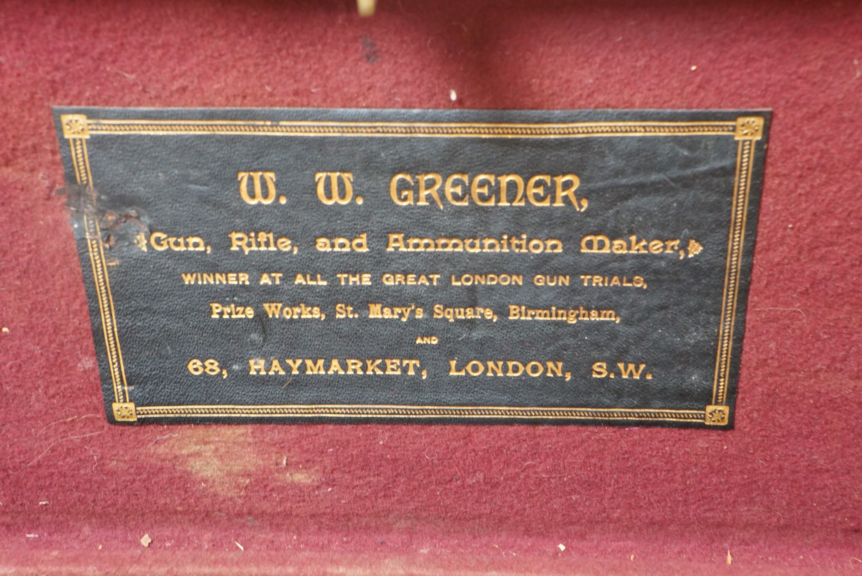 A W.W. Greener, 12 bore side by side boxlock ejector shotgun, 27269, Greener side safety, straight - Image 3 of 15