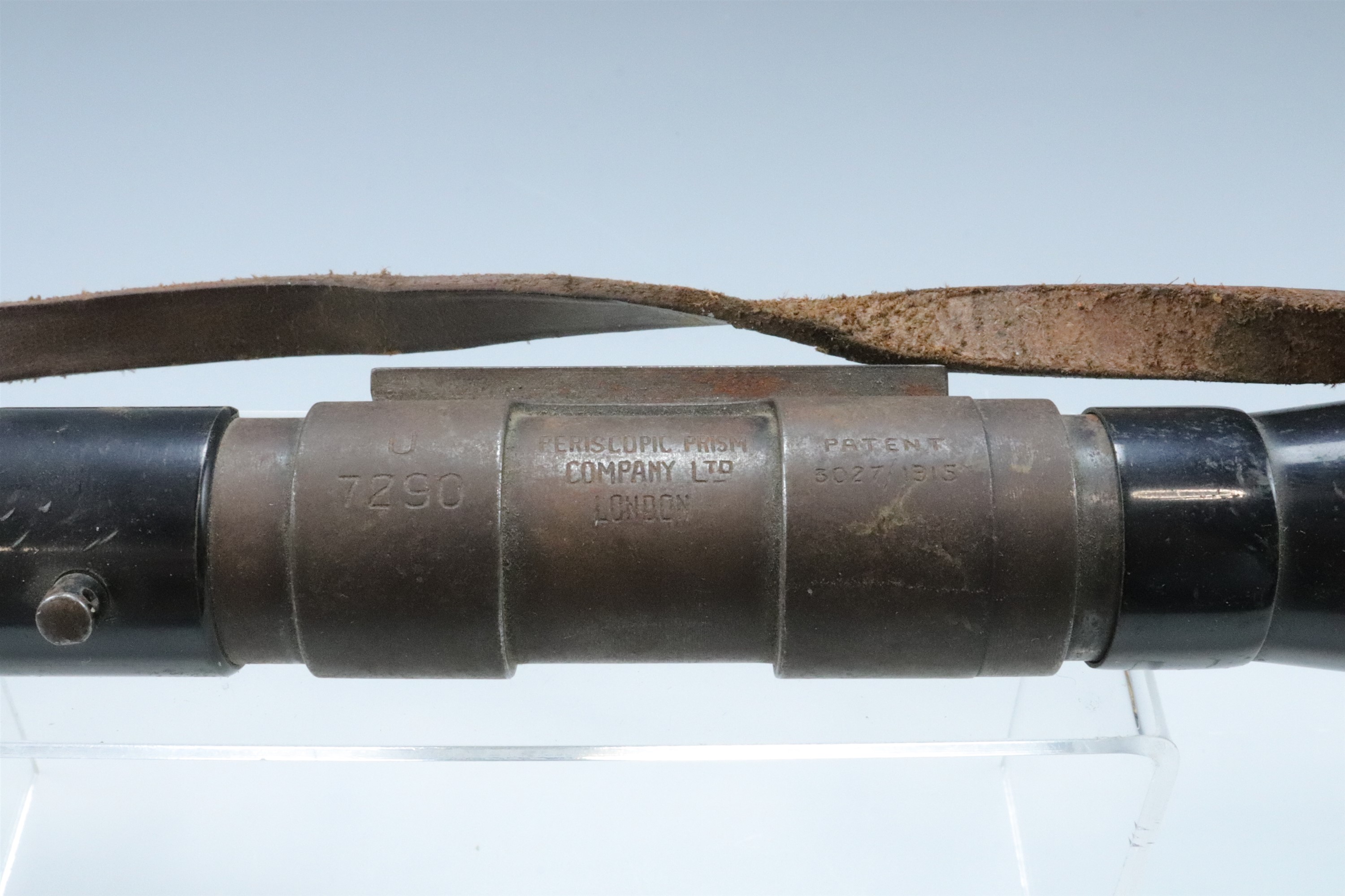 A Great War British army Periscopic Prism Co sniper's telescopic rifle sight - Image 2 of 4