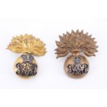 Victorian and early 20th Century Grenadier Guards warrant officers' cap badges