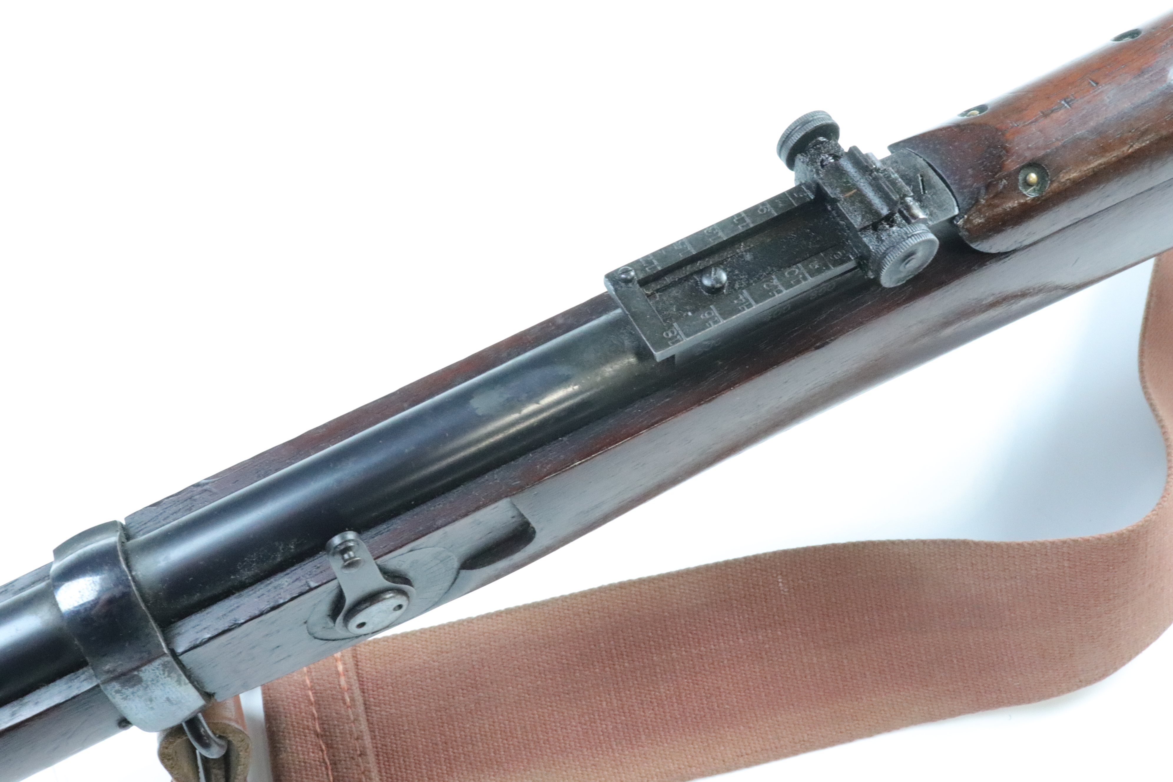 A late 19th Century B.S.A. Lee-Speed .303 bolt action rifle, action retaining most of its blueing, - Image 8 of 11