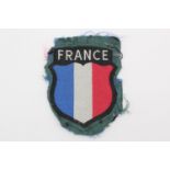 A German Third Reich French volunteer arm badge